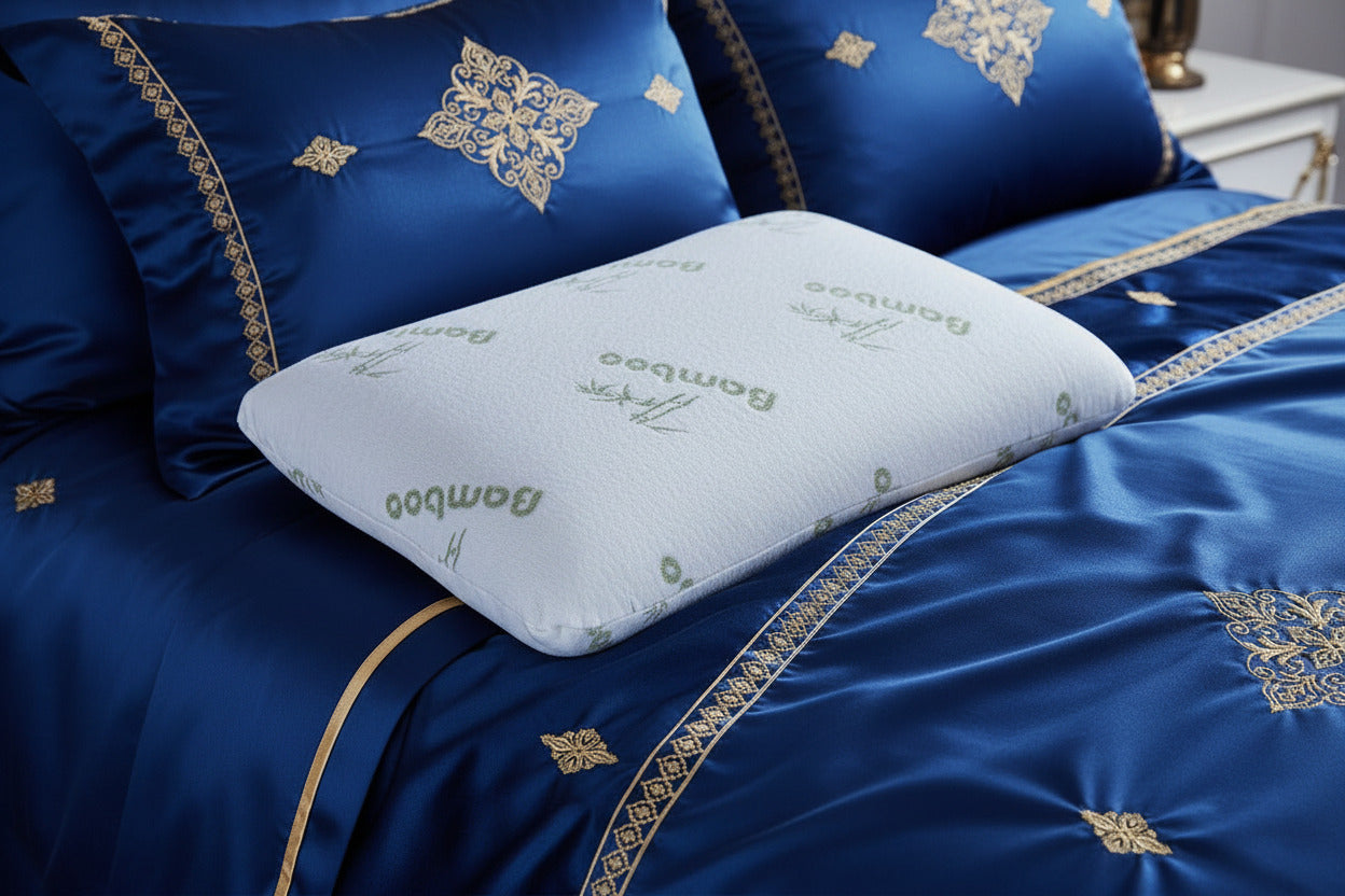 Dr.SleepWell Konturlu Premium Bambu Hafızalı Visco Yastık