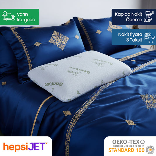 Dr.SleepWell Konturlu Premium Bambu Hafızalı Visco Yastık