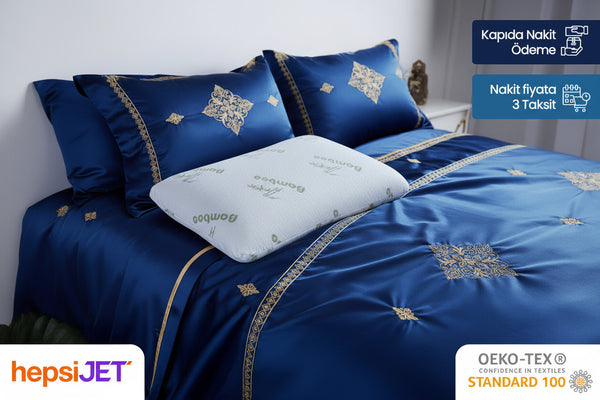 Dr.SleepWell Konturlu Premium Bambu Hafızalı Visco Yastık