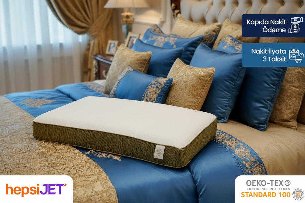 Dr.SleepWell Premium Klimalı AirFile Hafızalı %100 Visco Ortopedik Yastık