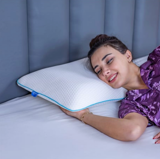 Premium Kalite Gerçek Visco Memory Foam Hafızalı Boyun ve Uyku Destekleyici Yastık