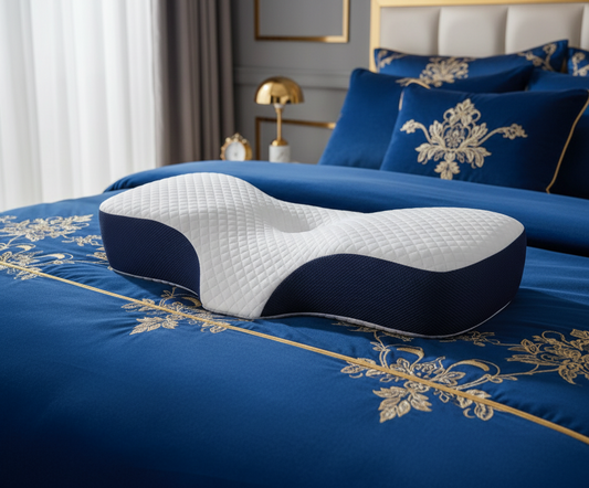 Dr.SleepWell Premium Ortopedik Visco Yeni Nesil Servikal Kırışıklık Önleyici Güzellik Yastığı