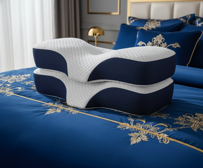 2 Adet Dr.SleepWell Premium Ortopedik Visco Yeni Nesil Servikal Kırışıklık Önleyici Güzellik Yastığı