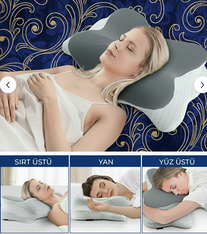 2 Adet Dr.SleepWell Premium Queen Servikal %100 Memory Foam Visco Yastık