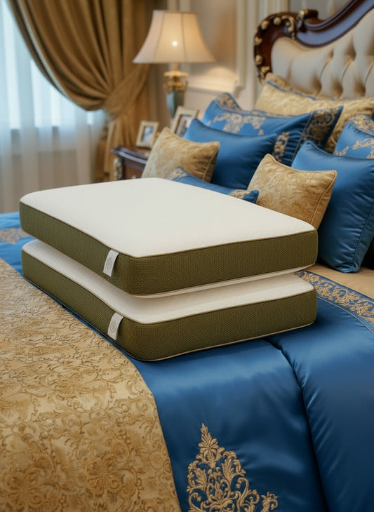 2 Adet Dr.SleepWell Premium Klimalı AirFile Hafızalı %100 Visco Ortopedik Yastık