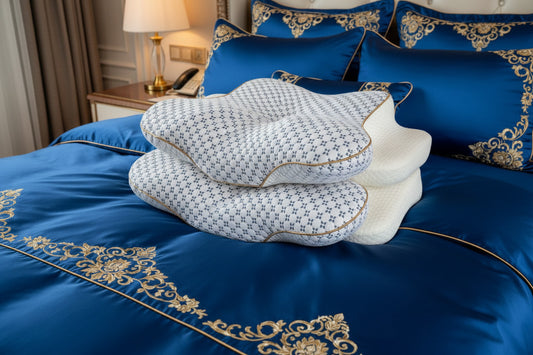 2 Adet Dr.SleepWell Premium Queen Servikal %100 Memory Foam Visco Yastık